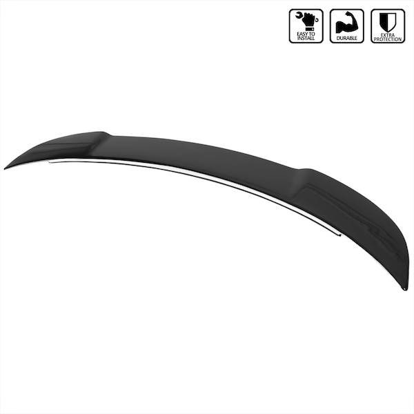 Spec-D Tuning 15-21 DODGE CHARGER SPOILER GLOSSY BLACK SPL-CHG15JMHC-RS - main